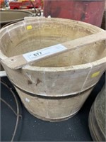 Primitive Wooden Bucket