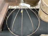 Primitive Wire Form Hanging Rack