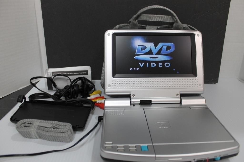 Portable Dvd Player w/ Car Plug,Great For Trips