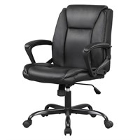 PayLessHere PU Leather Task Chair Home Office Chai