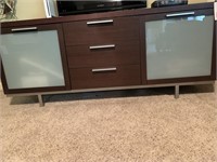 CONTEMPORARY MEDIA CREDENZA ONLY - 22 X 71 X 29 “