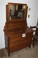 Oak dresser 1800s Jones Family (40x19x66)