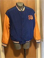 Vintage Syracuse Orangemen Leather Wool Jacket
