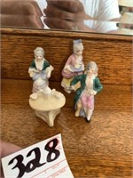 Miniature Tea Set Figurines