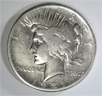 1921 PEACE DOLLAR VG/F