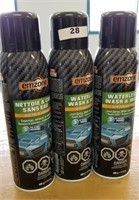 3 Emzone Waterless Wash & Wax Products