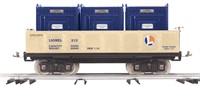 NIB Lionel 212 Std. Gauge Gondola w/Containers