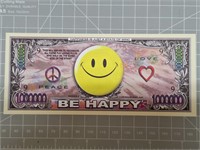Be happy banknote