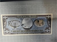 Polar bear novelty banknote