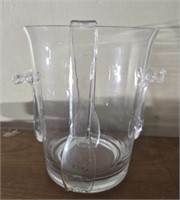 Thin glass ice bucket