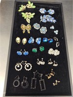 ~Vintage Costume Jewelry Earrings + Sets