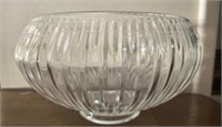 Gorgeous heavy glass punch bowl