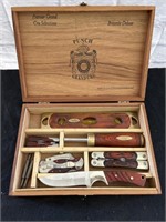 Sheffield Knife and Tool Set in Custom Cigar Vox