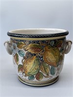 Hand Glazed Ceramic Vase Made in Italy 9.25in T x