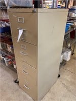 4-Drawer Metal Filing Cabinet & Water Cooler