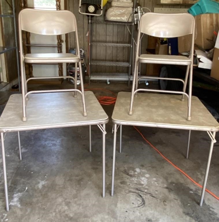 2 Card Tables & Chairs