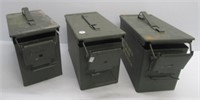 (3) Ammo cans.