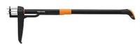 Fiskars 39 inch 4-Claw Weeder  Black/Orange