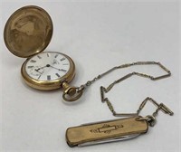 Excelsior Pocket Watch and FOB