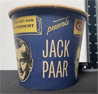 Jack Paar Popcorn Tub