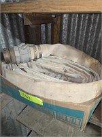 Approx. 30' Heavy Duty Cloth Pump Hose with