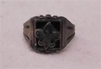 Sterling silver Boy Scouts of America ring