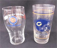 2003 Chicago Cubs Budweiser pilsner glass -