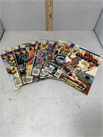 Eleven ~ Marvel 35-Cent Comic Books Including The