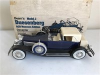 Vintage Beam's Model J Duesenberg  Decanter