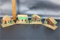 Vintage Paper Christmas Houses