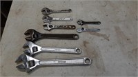 8 Cresent Wrenches