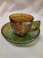 Imperial Green Imperial Grape Cup & Saucer