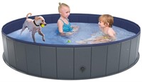 Niubya Foldable Dog Swimming Pool, Collapsible Har