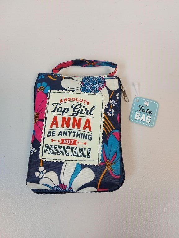 ANNA Tote Bag. New with Tag. 16"x16"