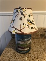 Yankee Morning Mist Jar Candle & Ceramic Shade