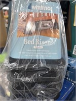 WHITMOR BED RISERS RETAIL $20