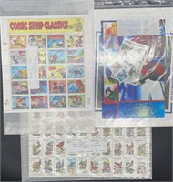 Various Stamps incl. Comic Strip Classics