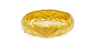 22ct yellow gold bangle