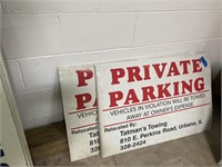 Private Parking Signs Lot