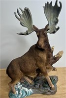 Classic Treasures Resin Moose Sculpture