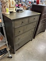 CRATE & BARREL UPRIGHT DRESSER CHEST OF DRAWERS