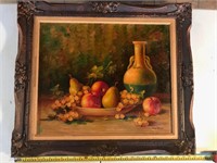 Original framed oil painting Signed
