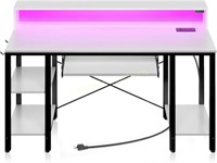 Rolanstar Computer Desk 47 with LED Lights