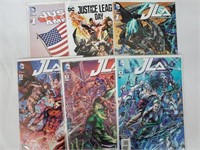 JLA #1 ('13), JLA  #1-4 ('15) & Justice League Day