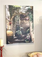 Photograph Canvas of French Garden