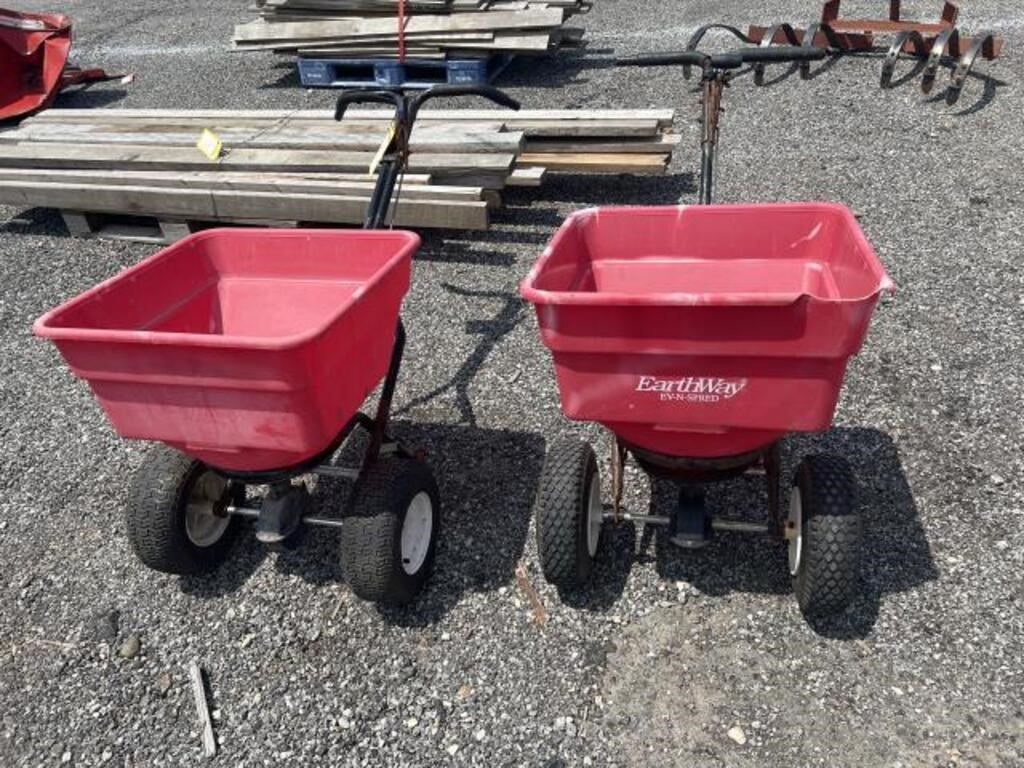 (2) Fertilizer Spreaders