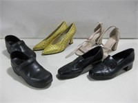 Assorted Ladies Shoes Largest 8.5" Pre-Owned