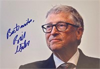 Autograph COA Bill Gates Photo