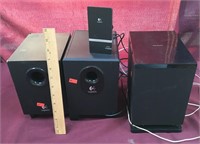 Surround Sound Speakers, Logitech, Panasonic