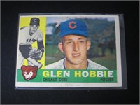 1960 TOPPS #182 GLEN HOBBIE CUBS